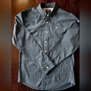 Abercrombie & Fitch Men's Button-down Shirt 🧥 Size Large, Super Slim EUC $17